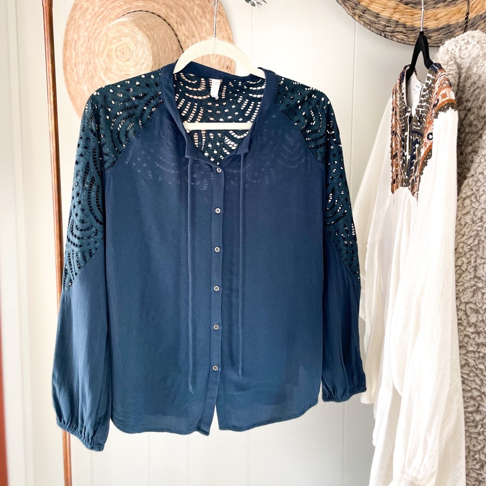 Gentle Fawn Button Up Blouse